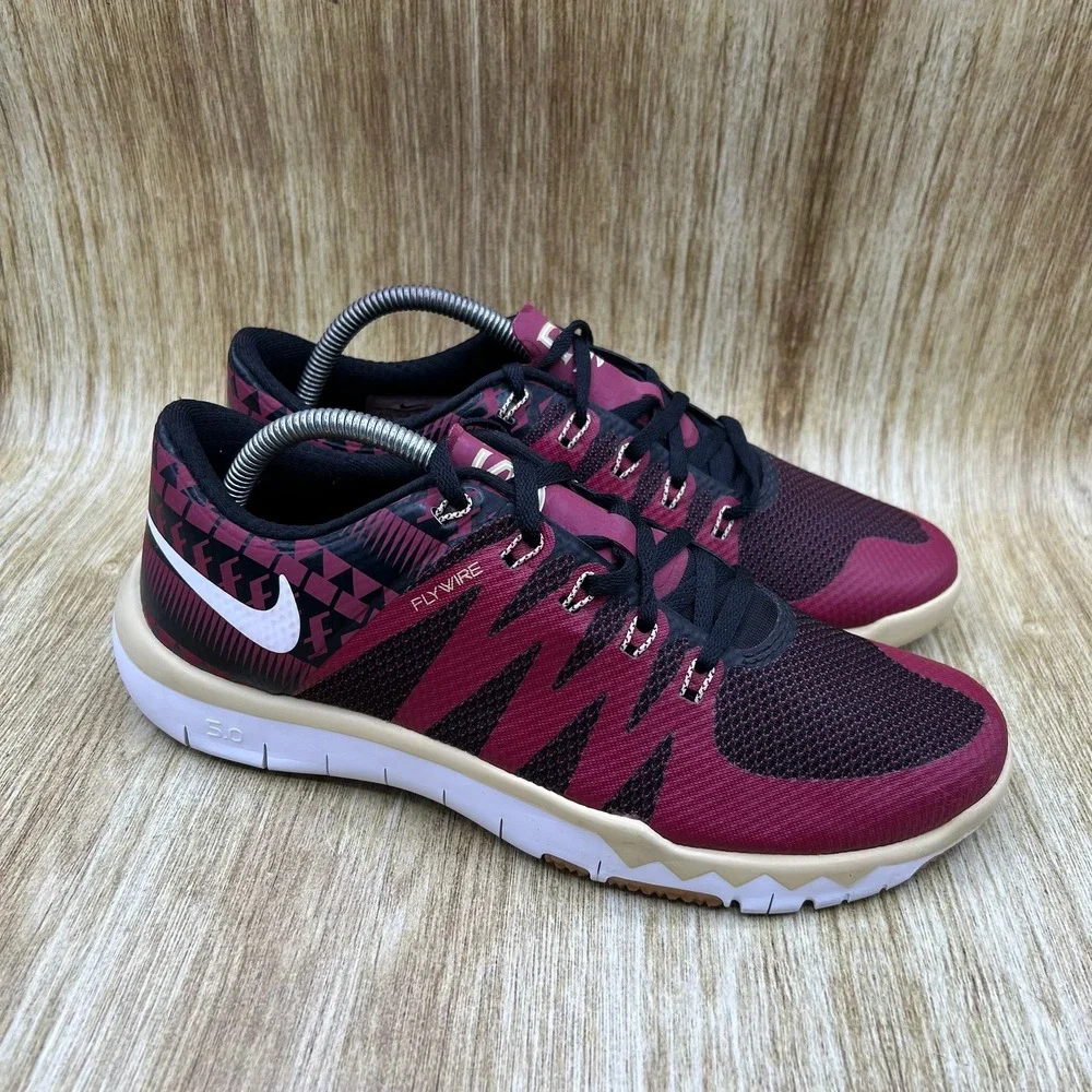 Nike Free Trainer 5.0 V6 Men's Size 8.5 Florida State Training Shoes 723939-706
